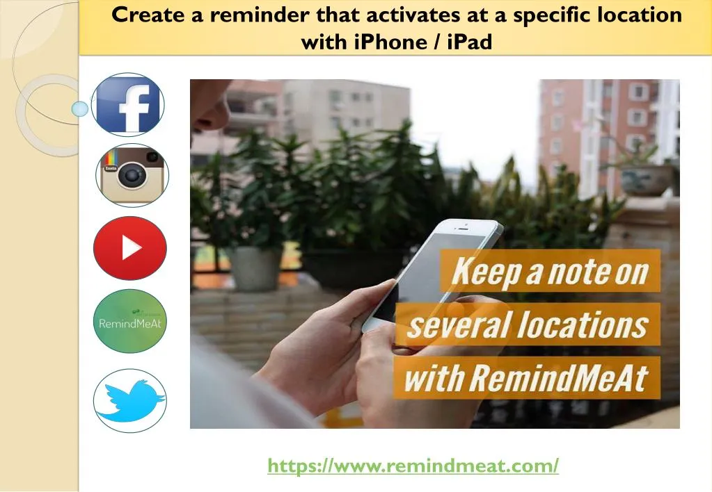 create a reminder that activates at a specific location with iphone ipad n.