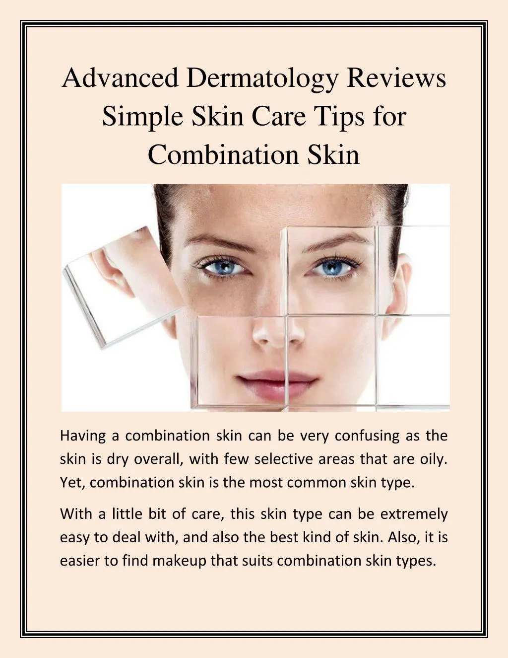 simple skin care tips