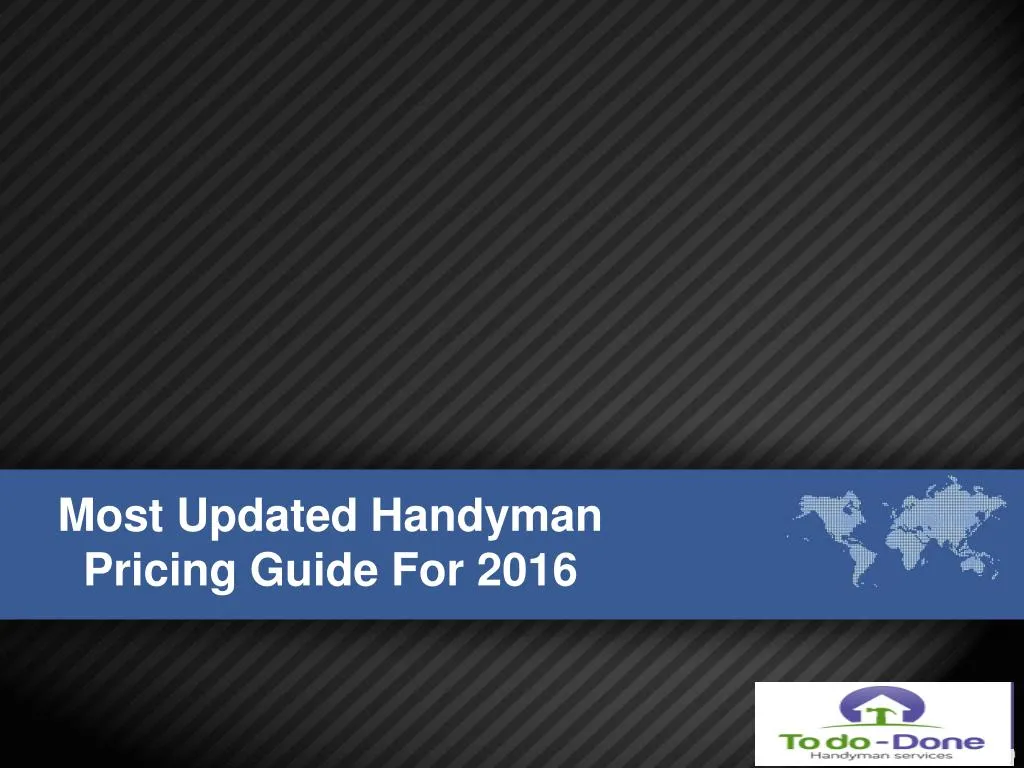 most updated handyman pricing guide for 2016 n.
