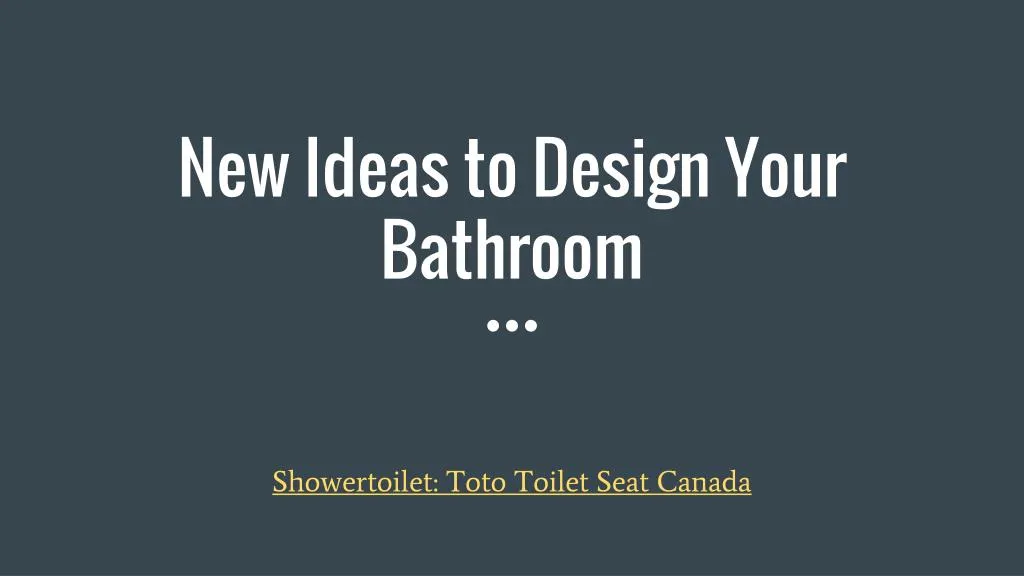 new ideas to design your bathroom n.