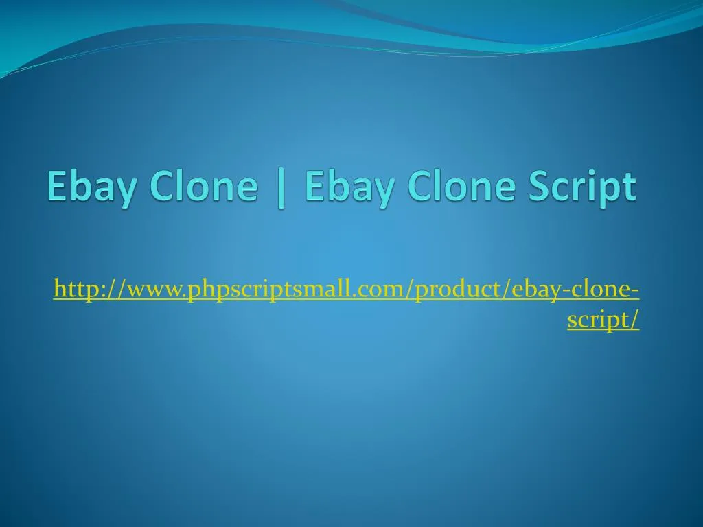 ebay clone ebay clone script n.