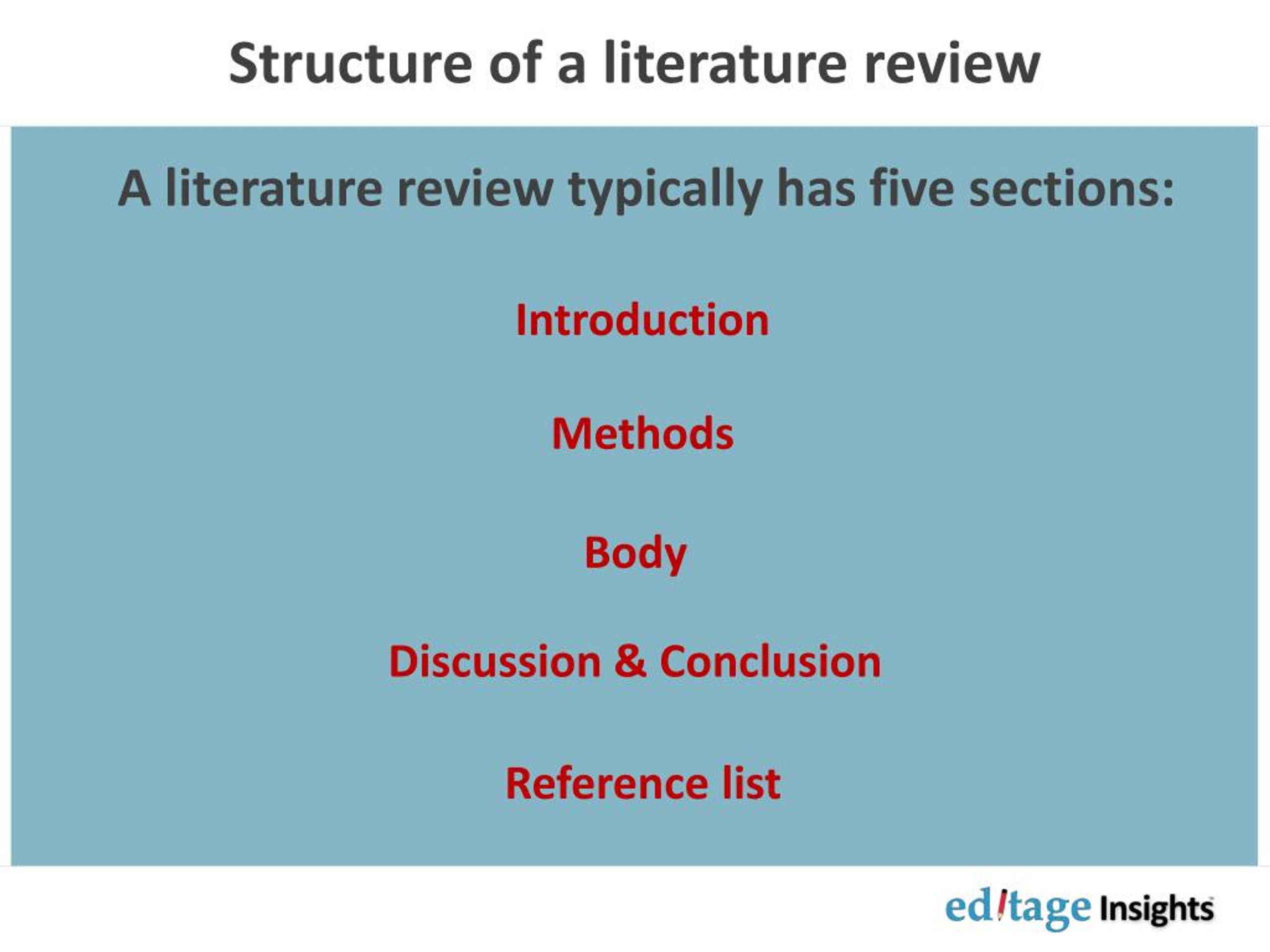 PPT - How To Write A Literature Review PowerPoint Presentation, Free ...