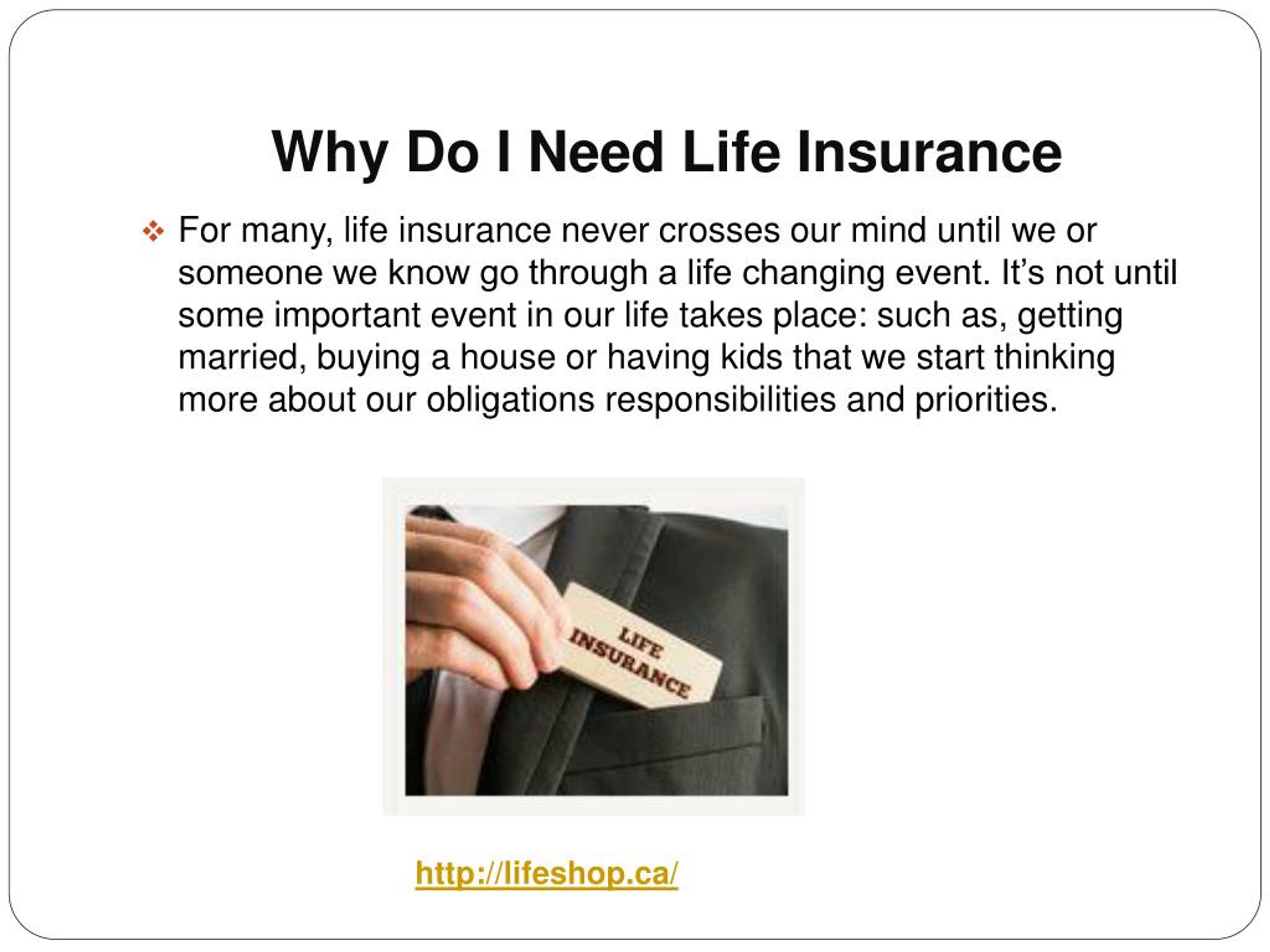 PPT td life insurance PowerPoint Presentation, free