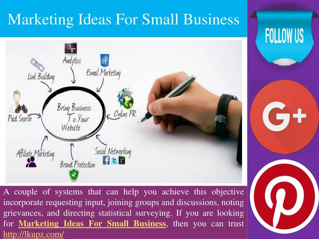 Ppt Marketing Ideas For Small Business Missouri City Point Joining Groups And Discussions Noting Grievances Directing Statistical Surveying If You Are Looking For Marketing Ideas Small Business