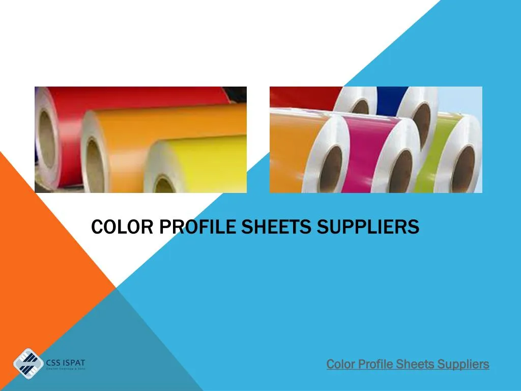 color profile sheets suppliers n.