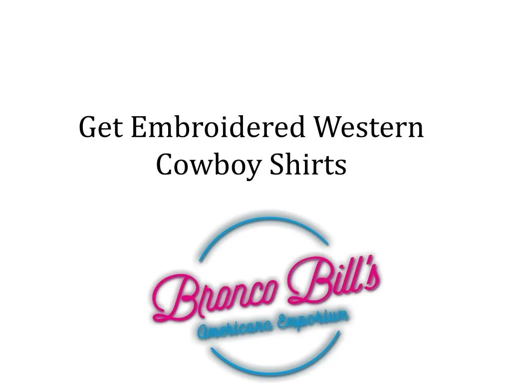 get embroidered western cowboy shirts n.