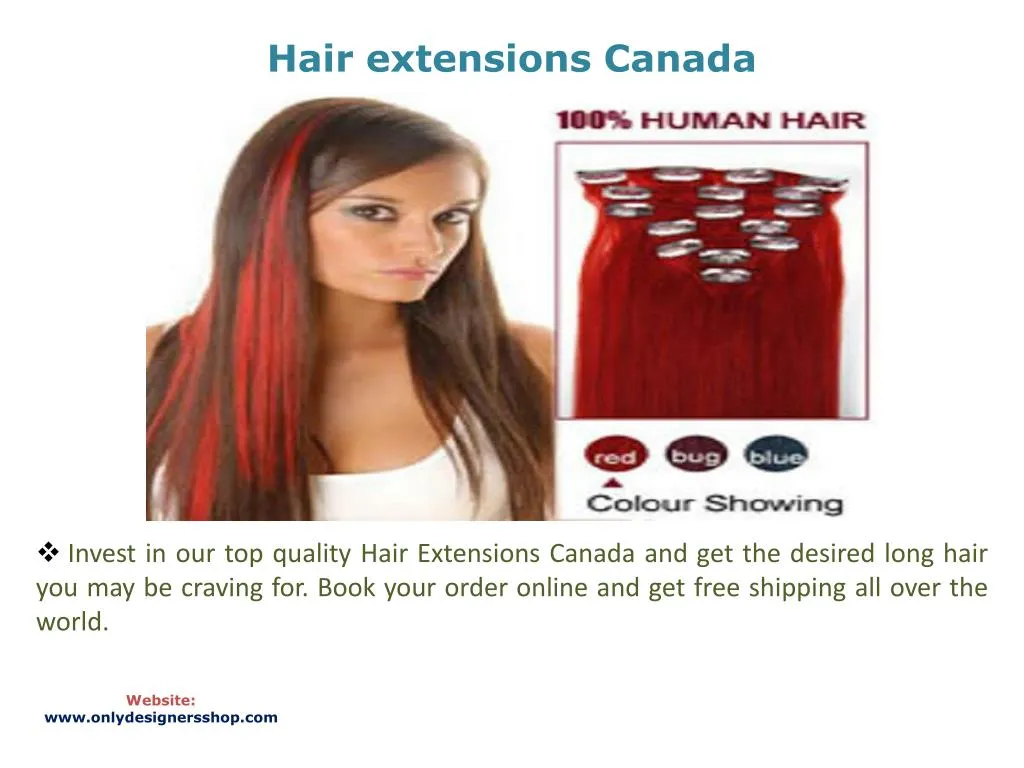 PPT Hair extensions Canada PowerPoint Presentation, free download