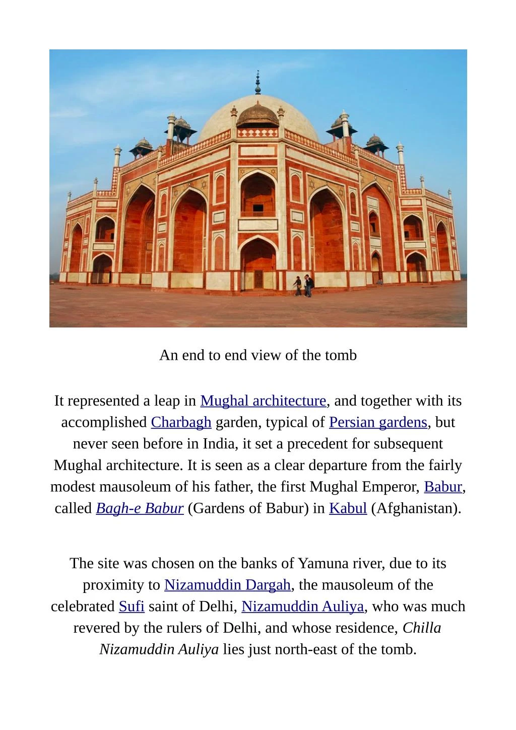 PPT - Humayun's Tomb The Most Beautiful Tomb in Delhi PowerPoint ...