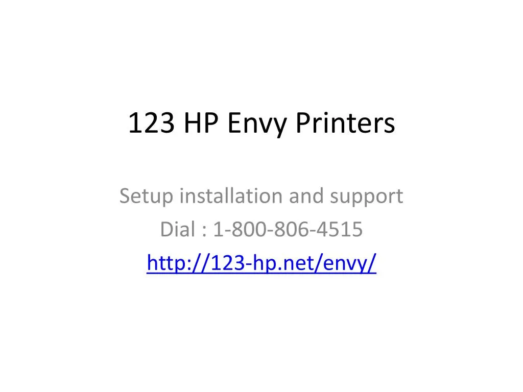 123 hp envy printers n.