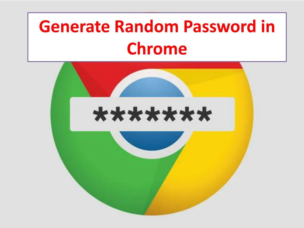 random password google