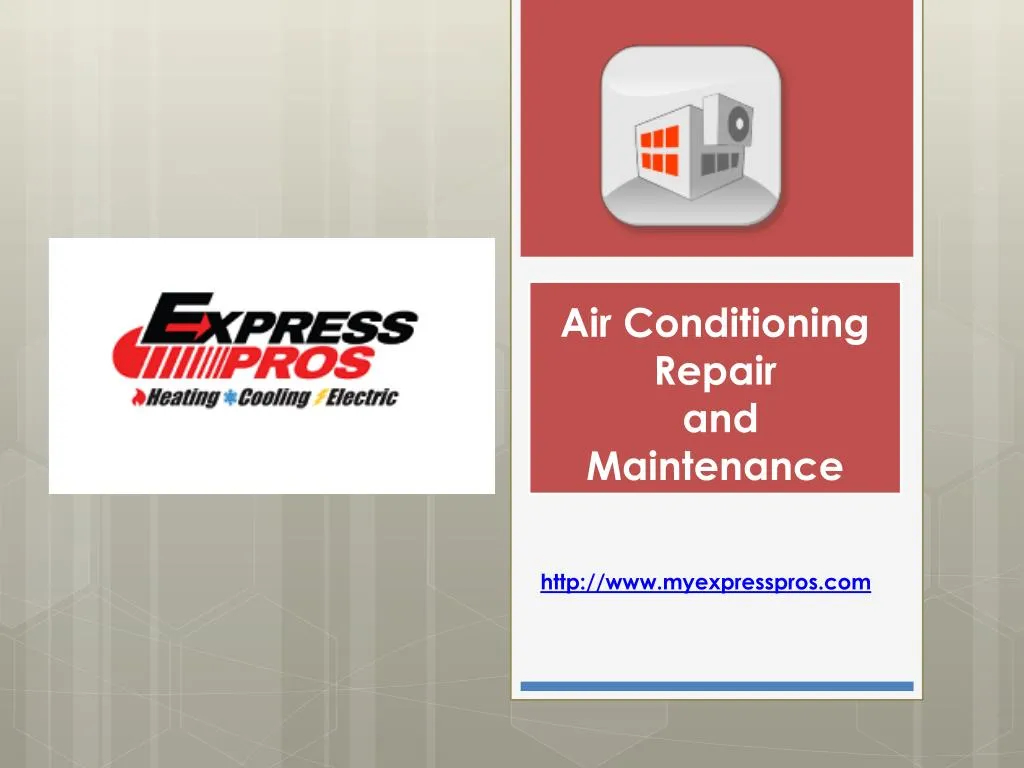 air conditioning repair and maintenance n.