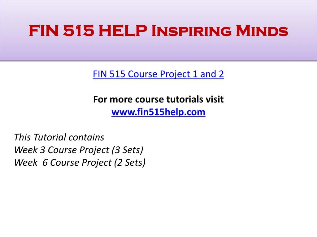 fin515 second course project fin515 second course project