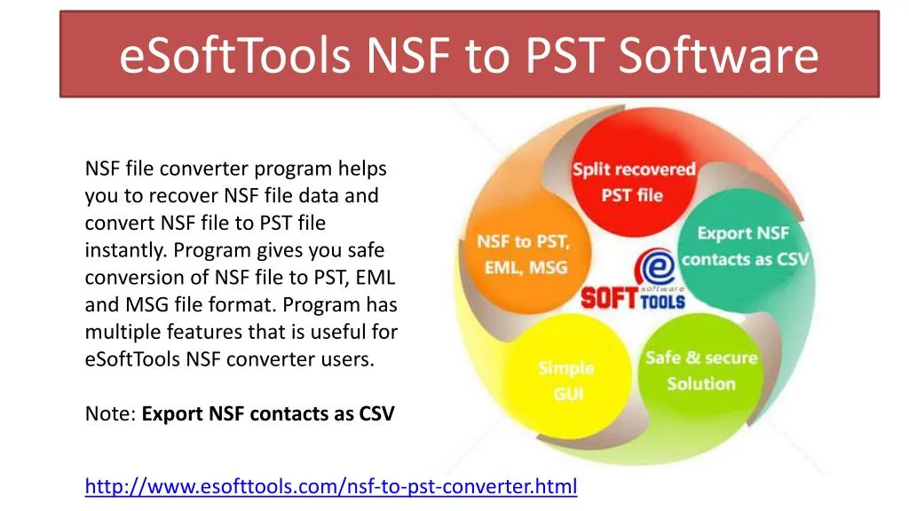 esofttools nsf to pst converter esofttools nsf to pst converter