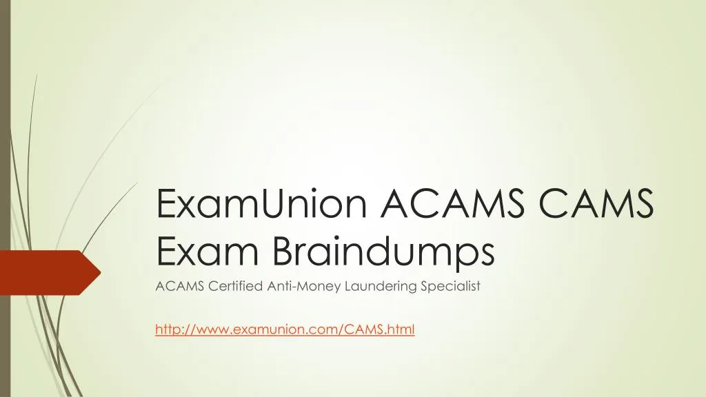 CAMS Test Certification Cost