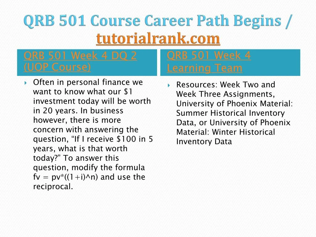 qrb 501 university of phoenix qrb 501 university of phoenix