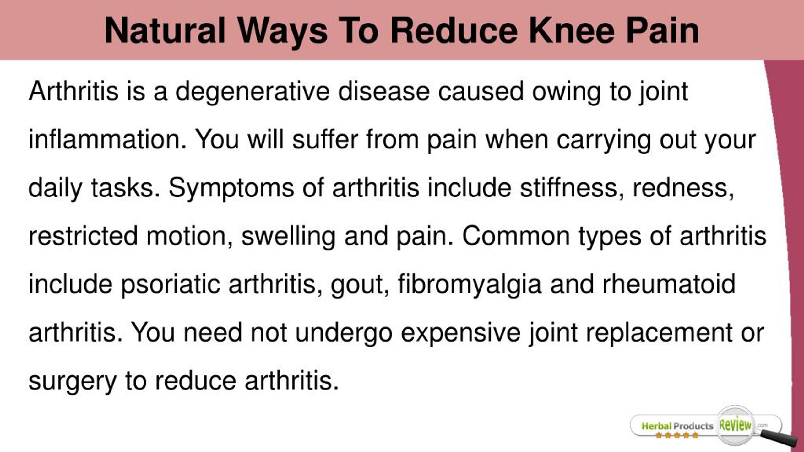 home remedies for arthritis swelling in knees