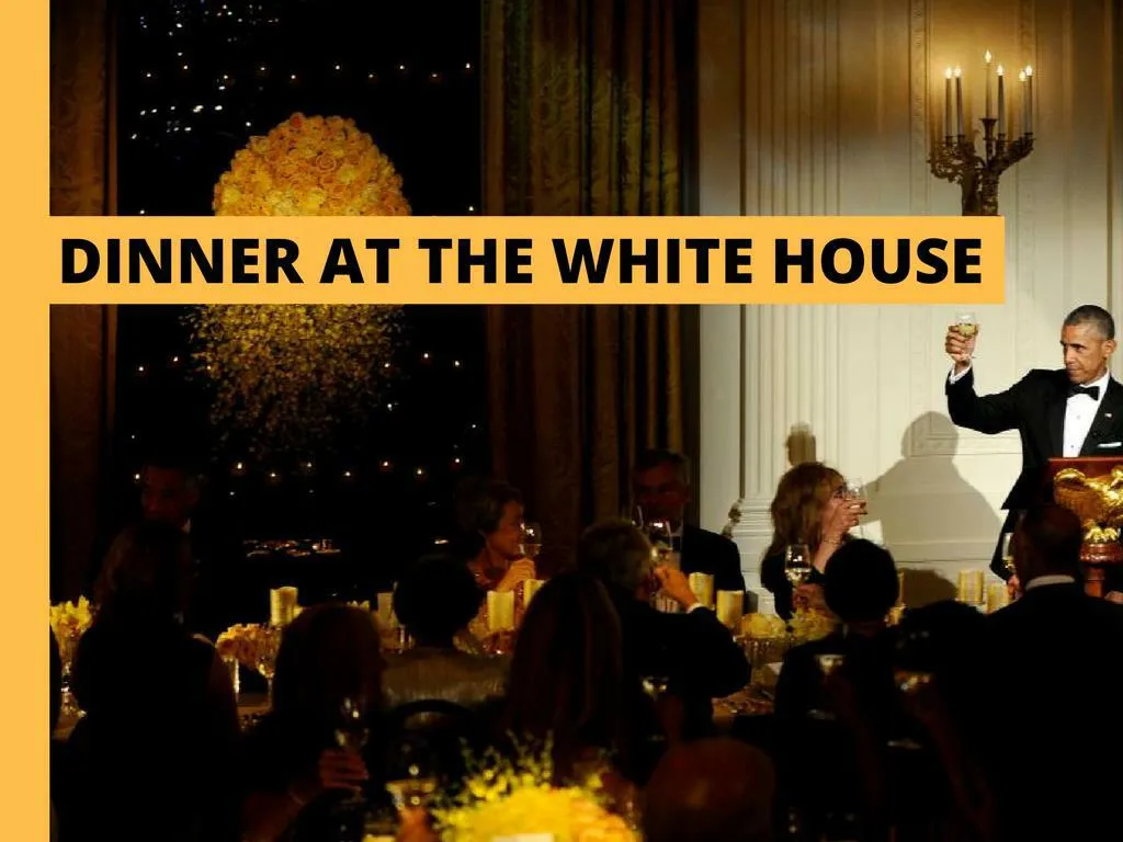 supper at the white house n.