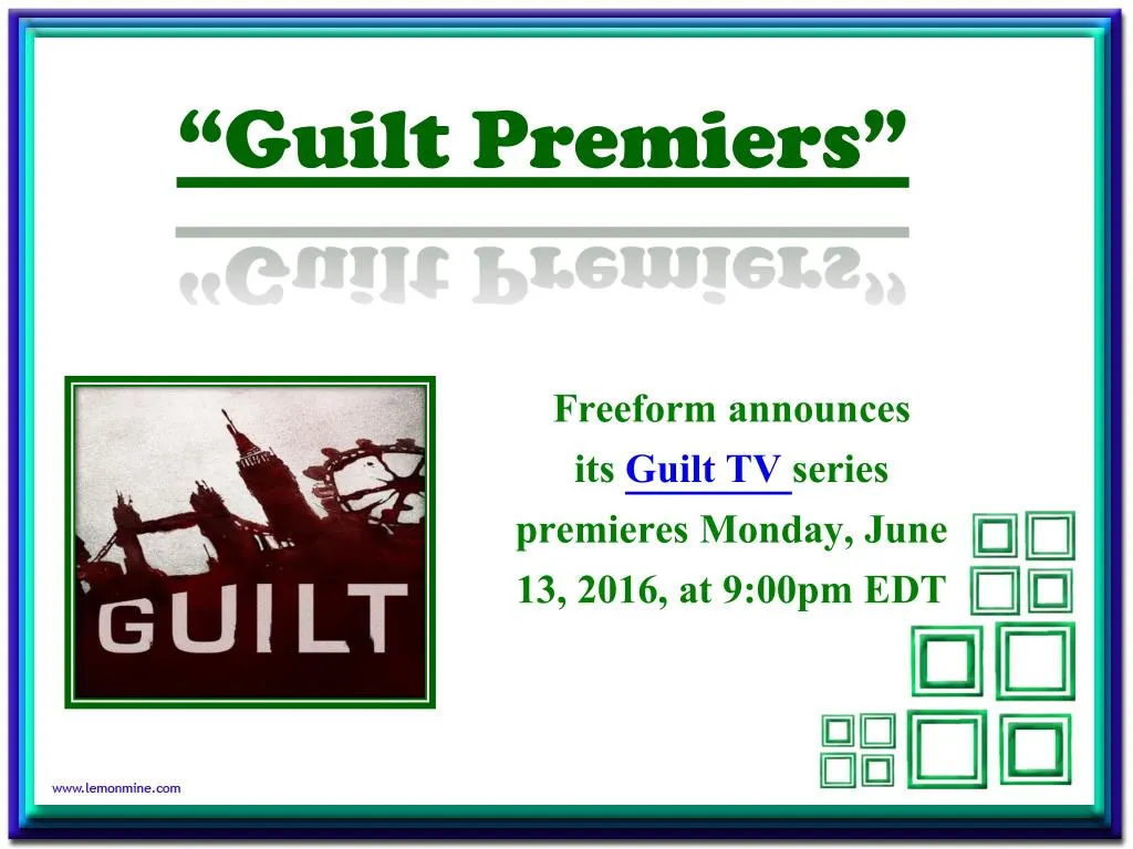 guilt premiers n.