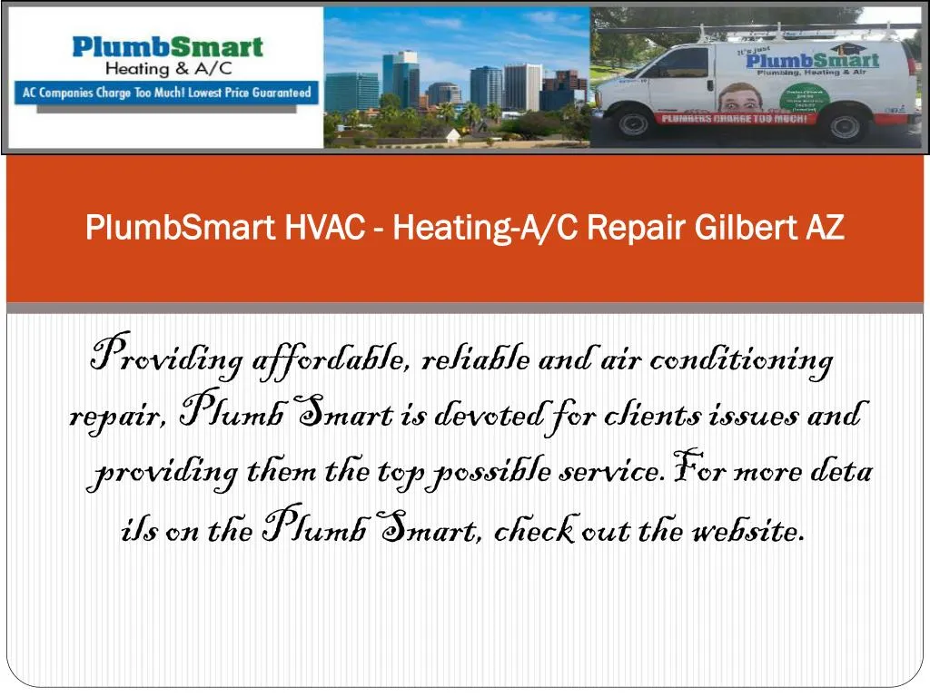 plumbsmart hvac heating a c repair gilbert az n.
