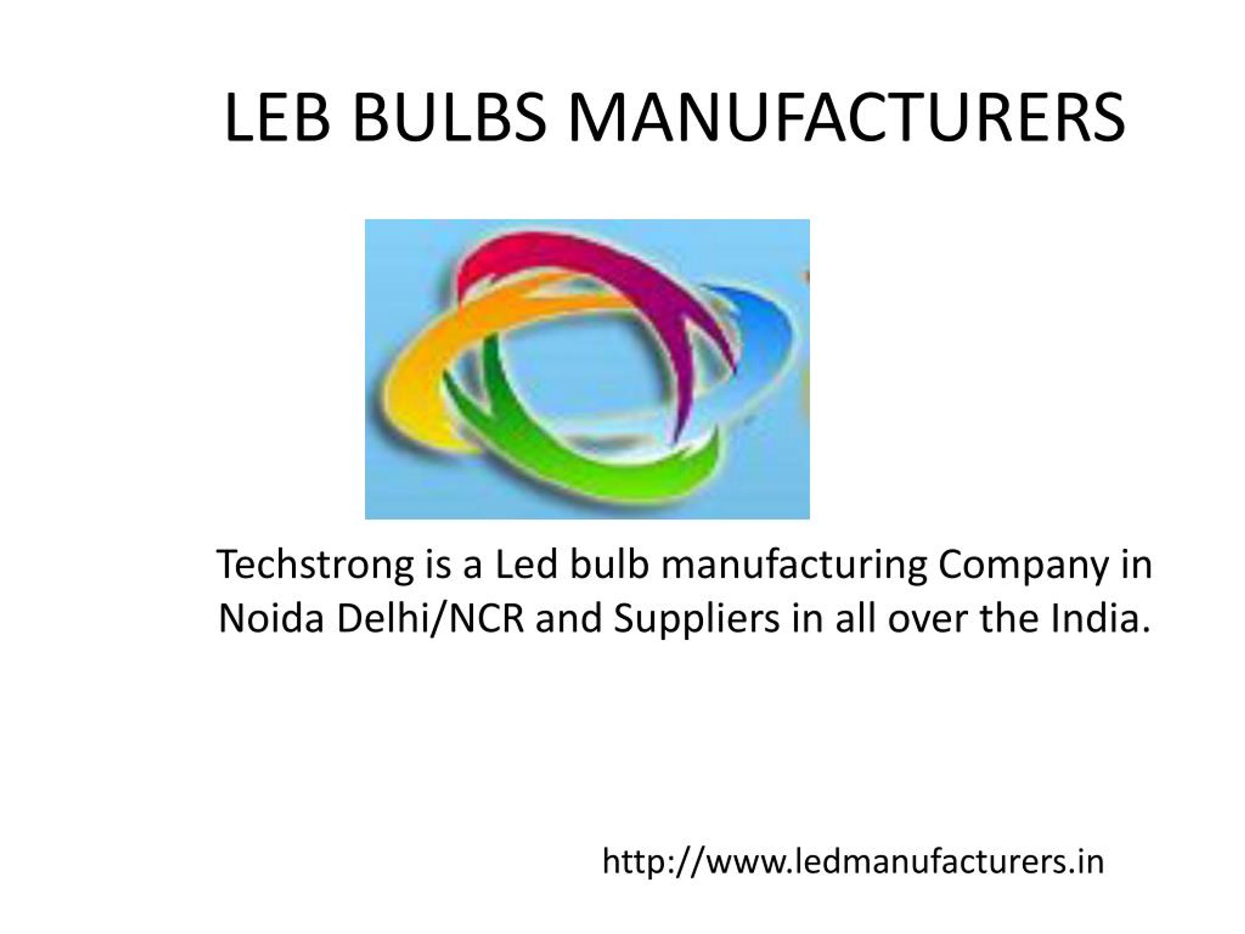 Led bulb deals manufacturing companies