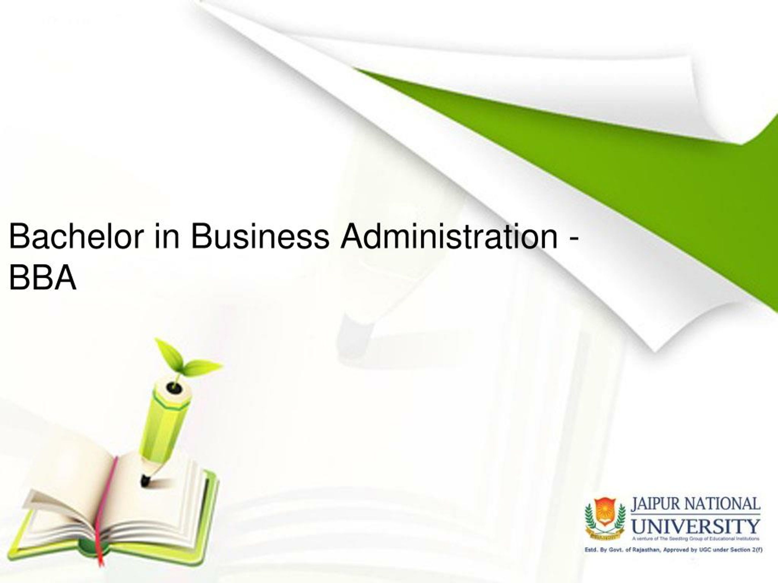 PPT - Bachelor In Business Administration - BBA PowerPoint Presentation ...