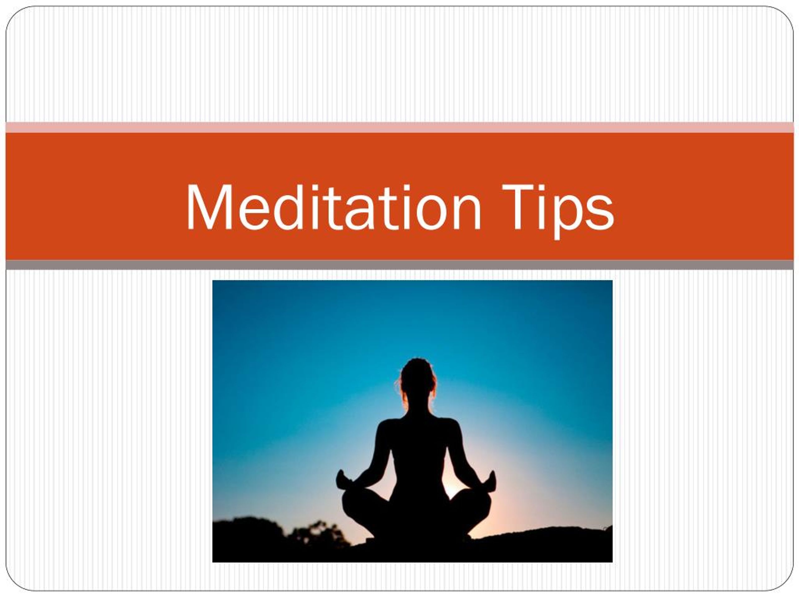 ppt presentation on meditation