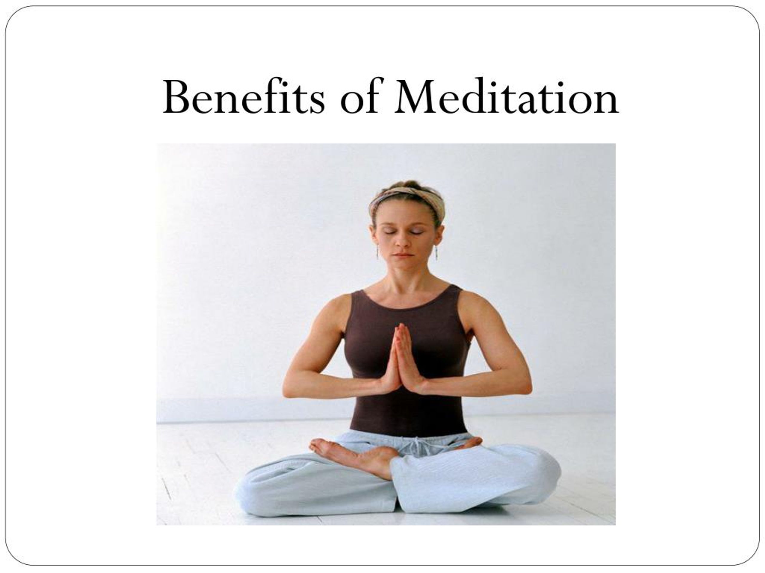 ppt presentation on meditation