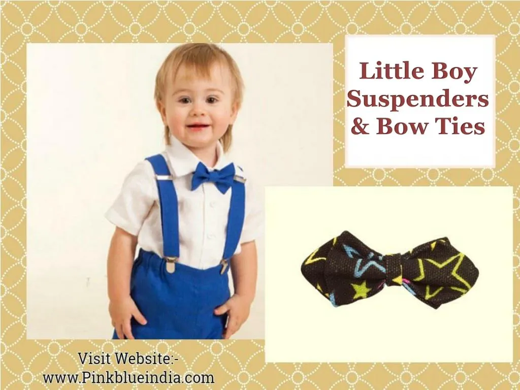 little boy suspenders and bow ties