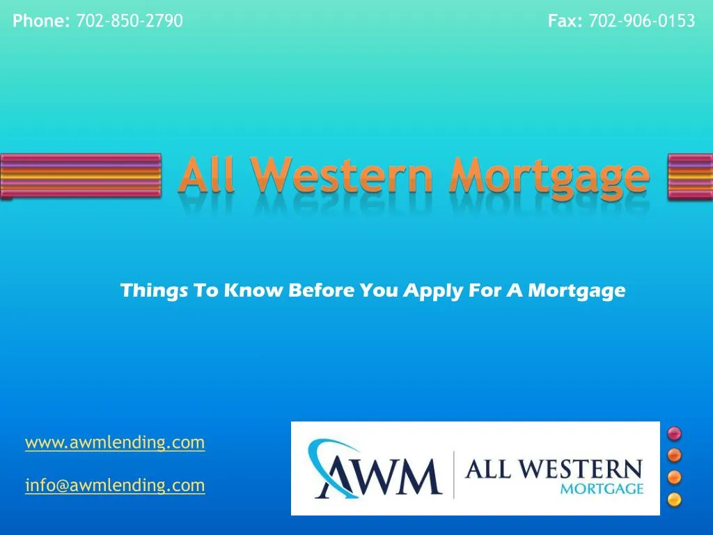 all western mortgage n.