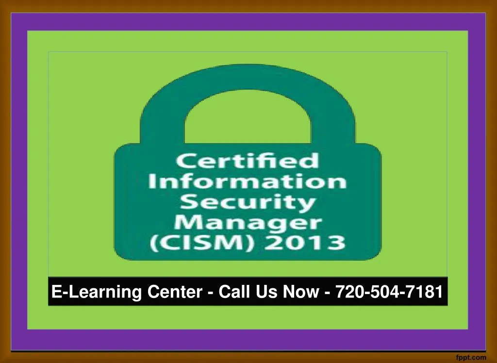 Ppt computer security certifications course powerpoint presentation