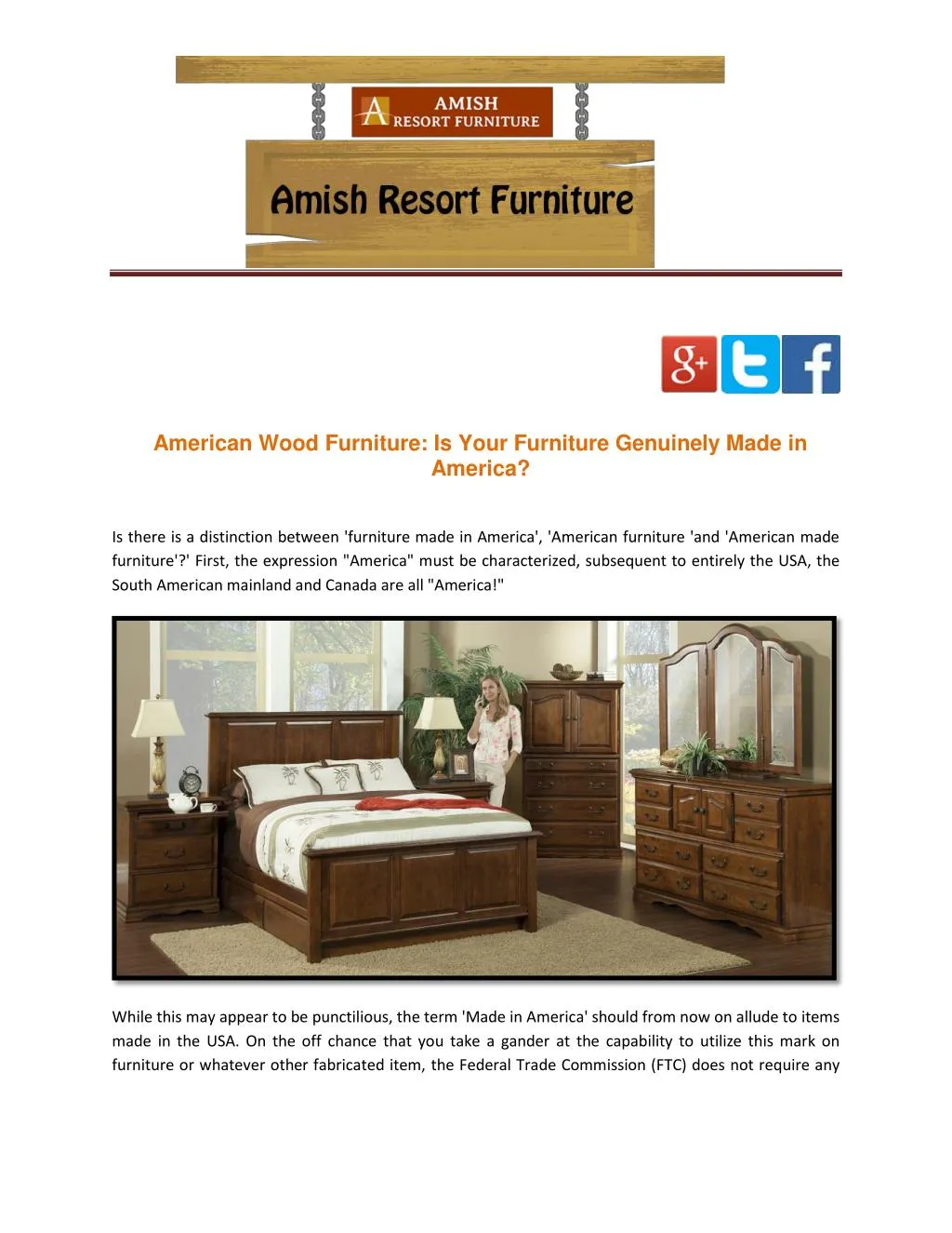 PPT American Wood Furniture Is Your Furniture Genuinely Made in