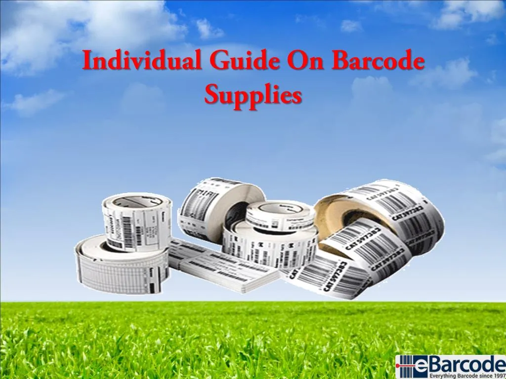 individual guide on barcode supplies n.