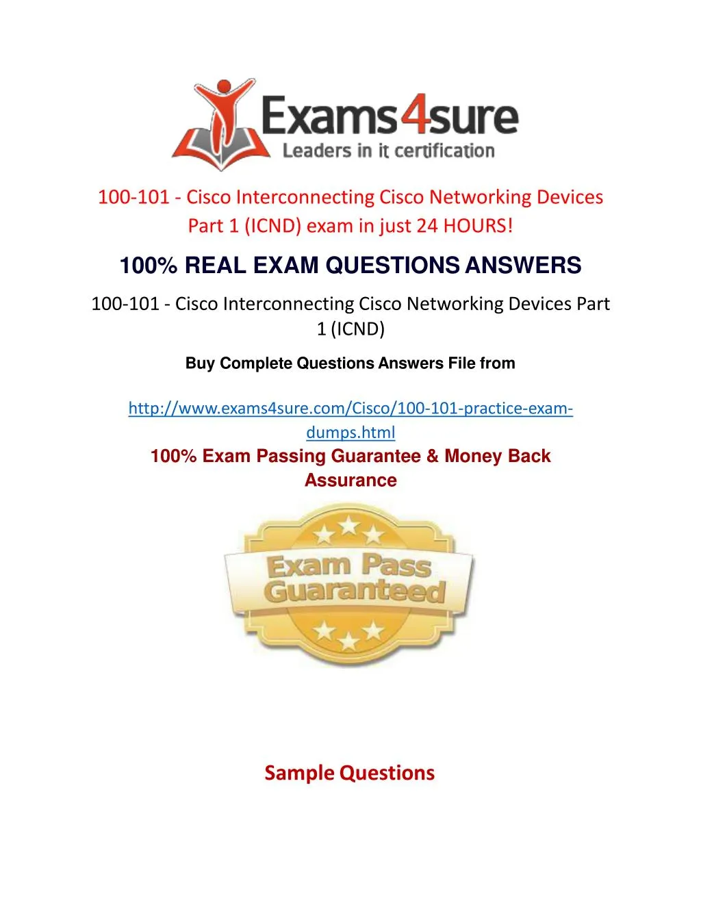 600-101 Study Test