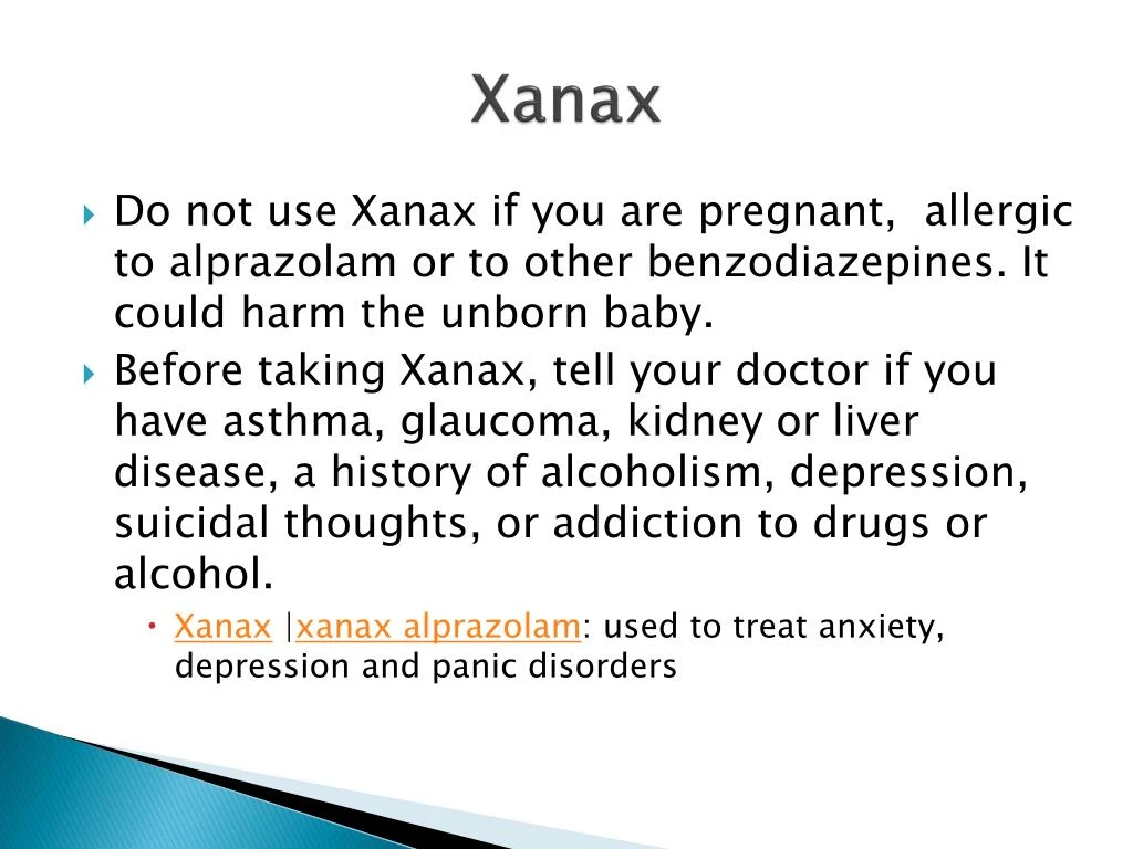 xanax depression