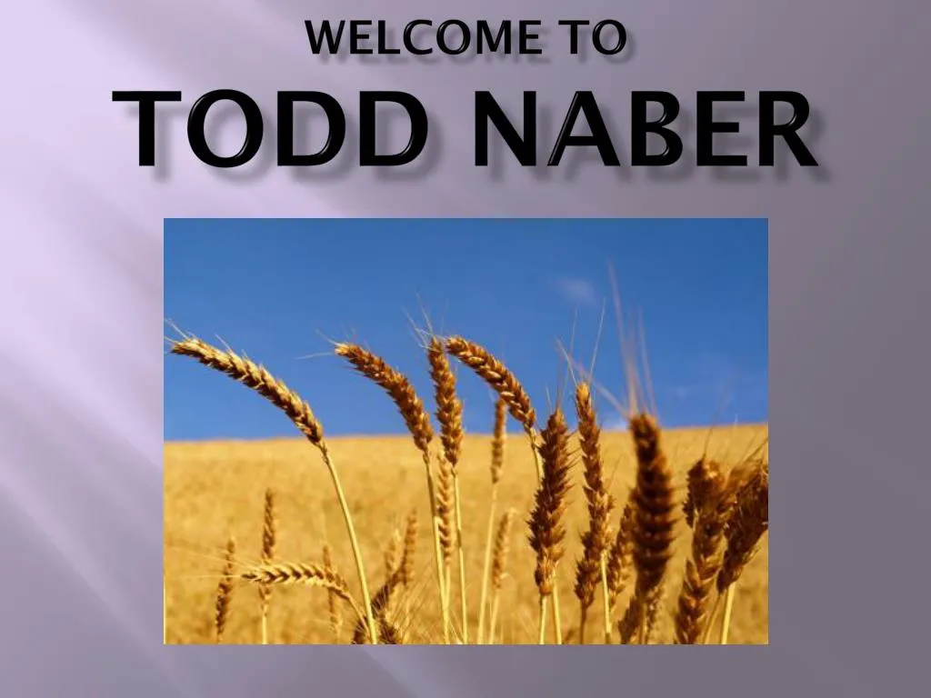 welcome to todd naber n.