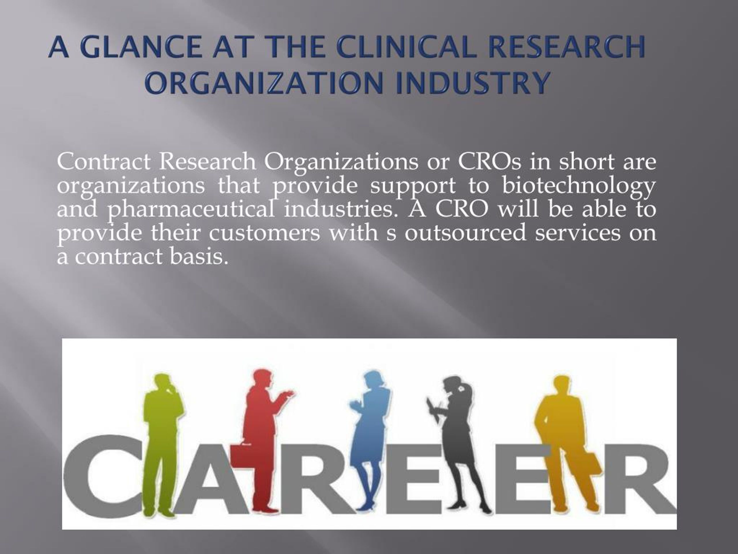 business development clinical research organization