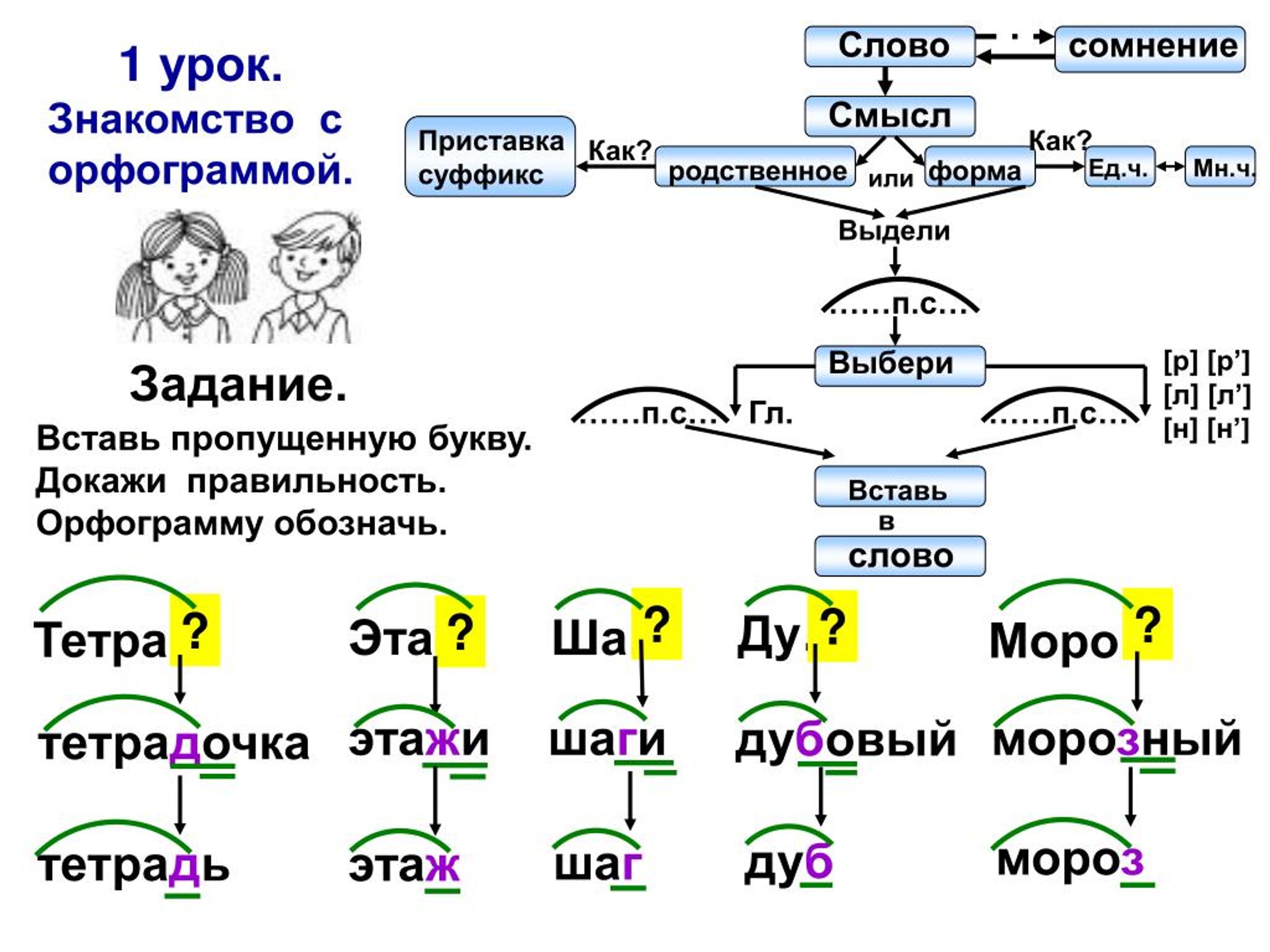 Глухая согласная в корне