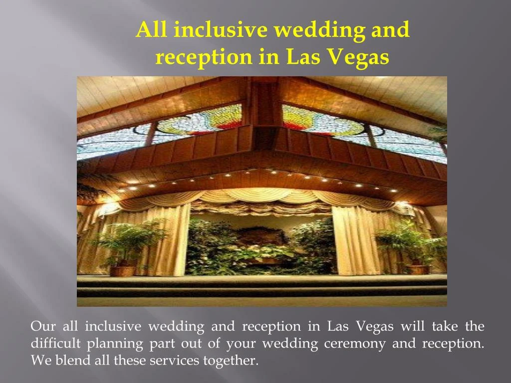 PPT Las  Vegas  Wedding  Packages  All  Inclusive  PowerPoint 