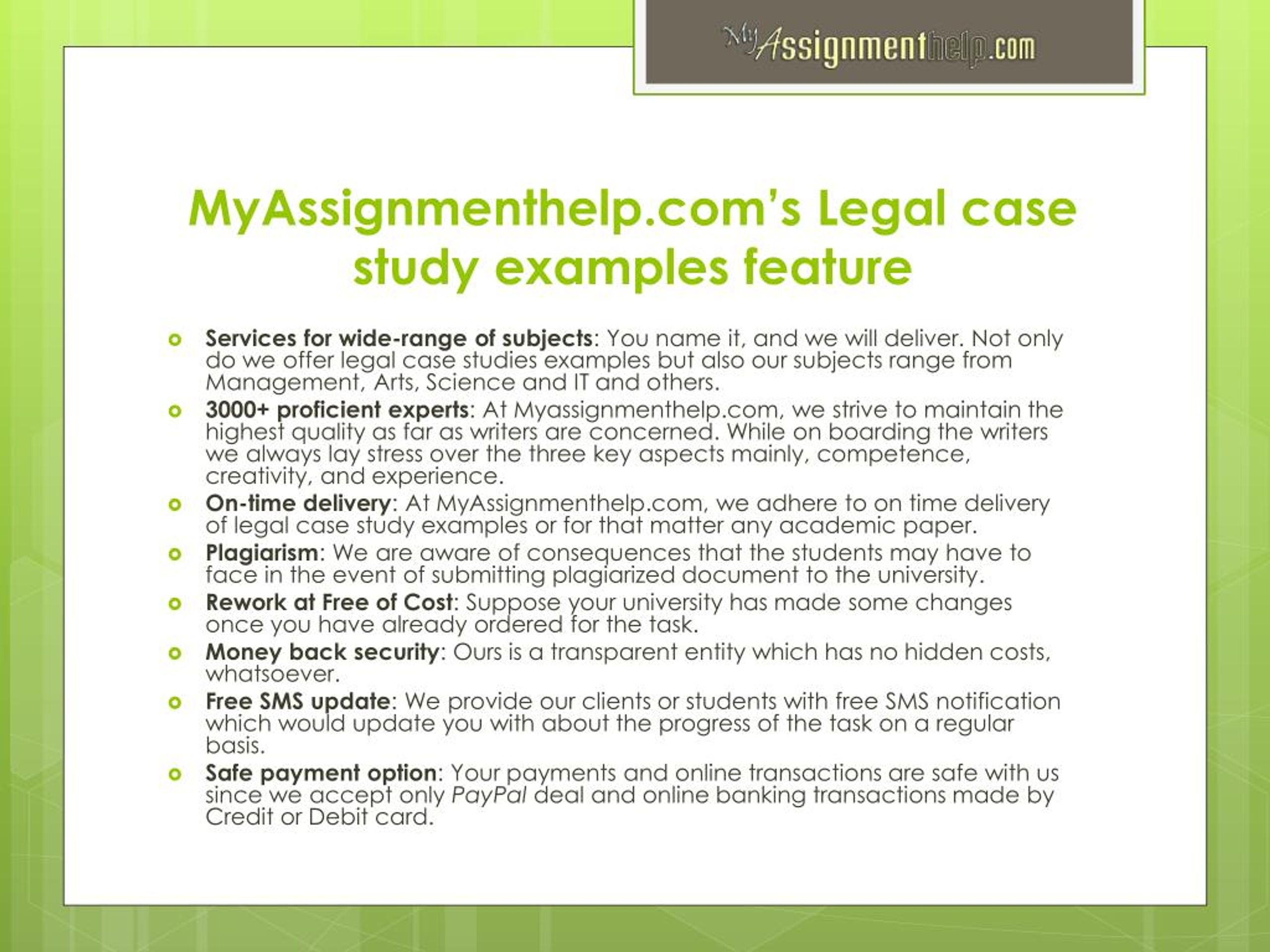 legal research case study