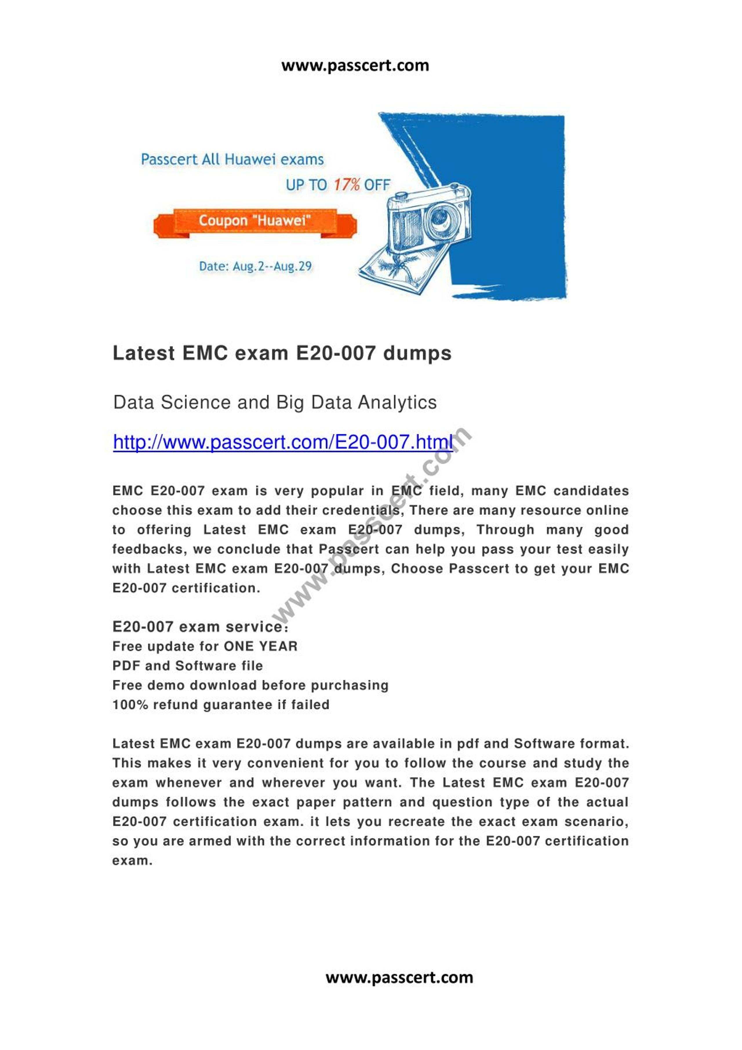 PPT - EMC exam E20-007 dumps PowerPoint Presentation, free download Sns-Brigh10