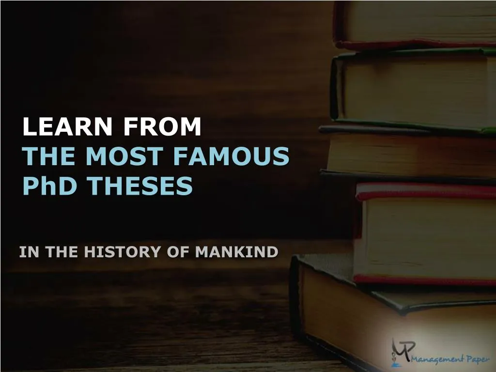 Phd thesis inspiration
