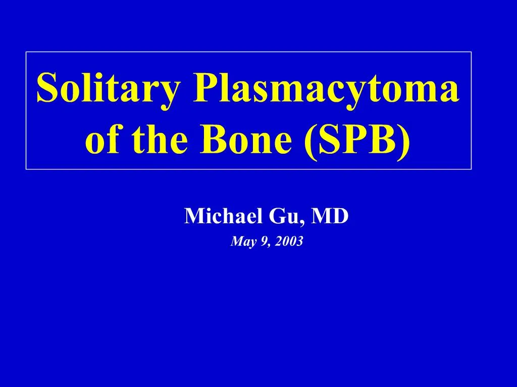 icd 10 code for solitary plasmacytoma of bone
