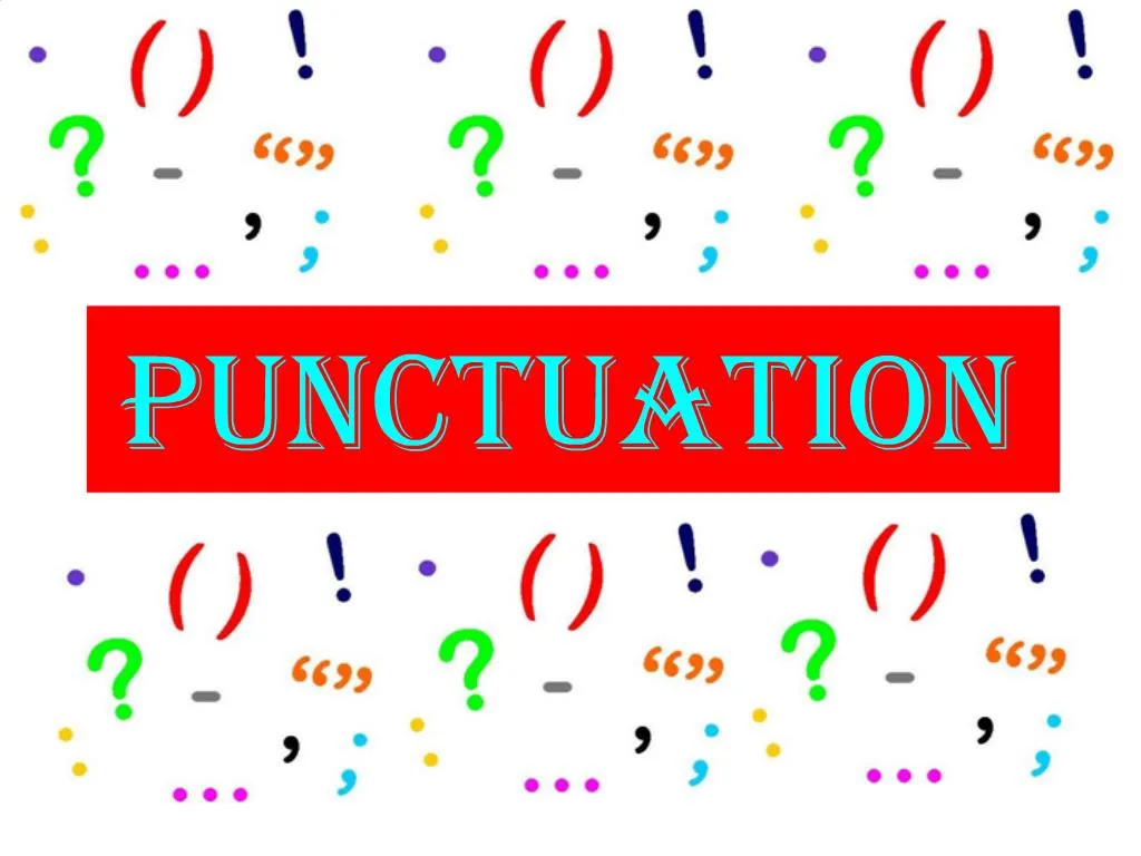 presentation on punctuation pdf