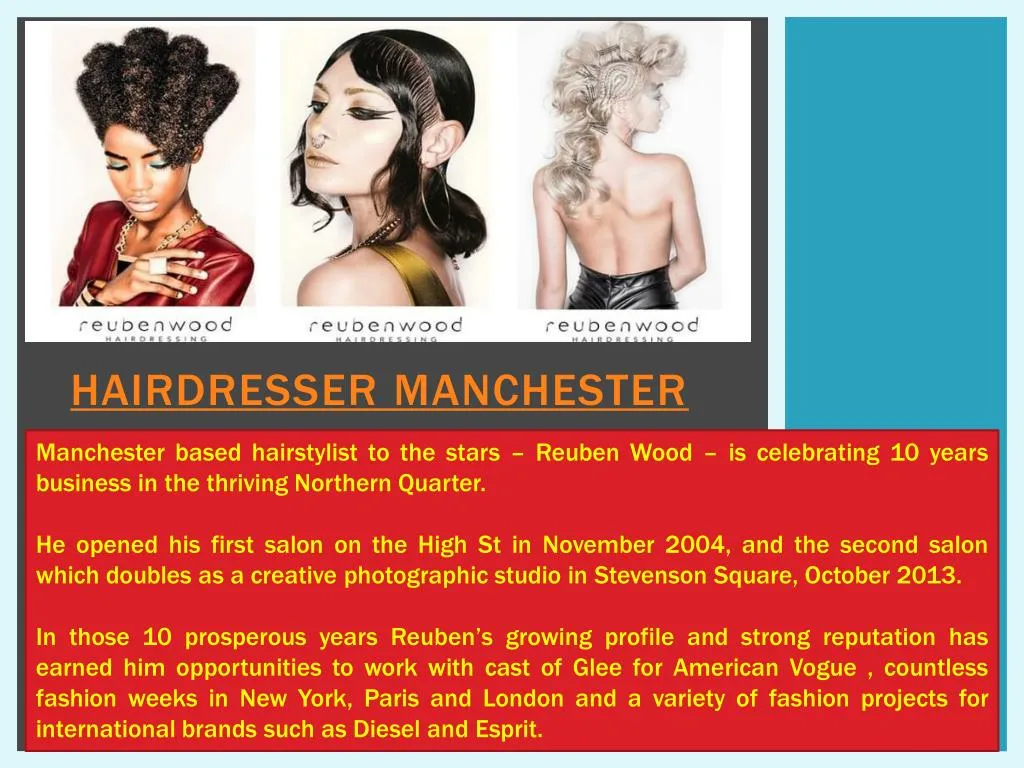 Ppt Hairdresser In Manchester Powerpoint Presentation Free