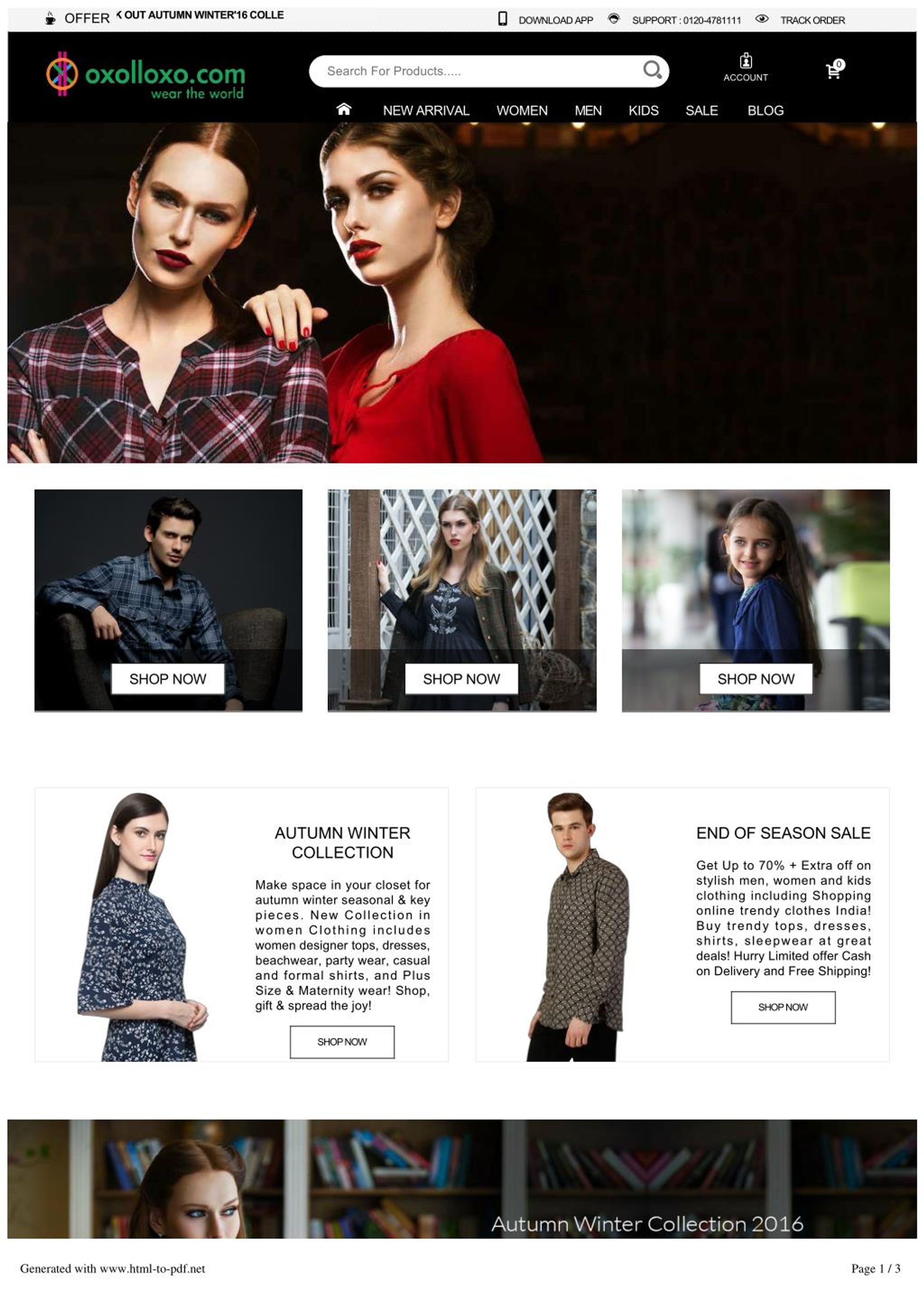PPT - Online clothes shopping - Shop fashion apparel, women, men, kids  clothing, online clothing store in India