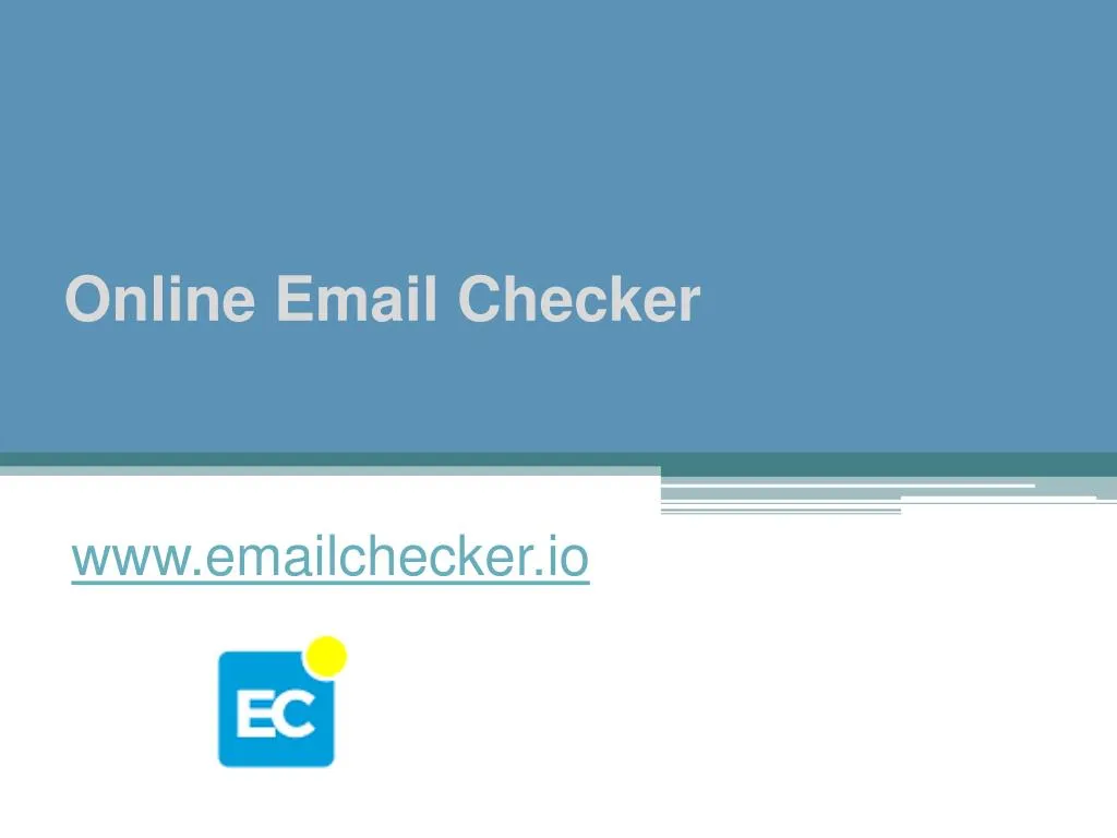 online email checker n.