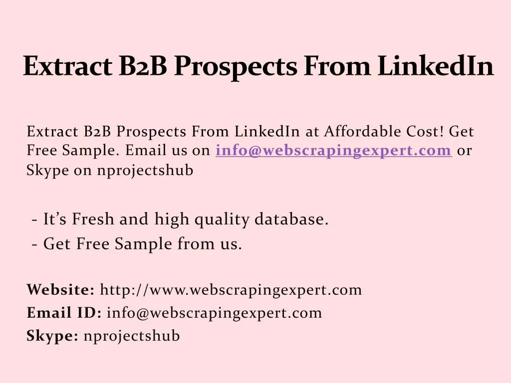 extract b2b prospects from linkedin n.