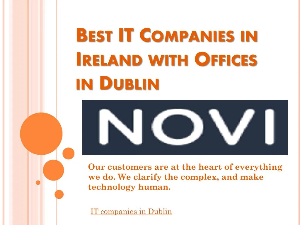 best it companies in ireland with offices in dublin n.