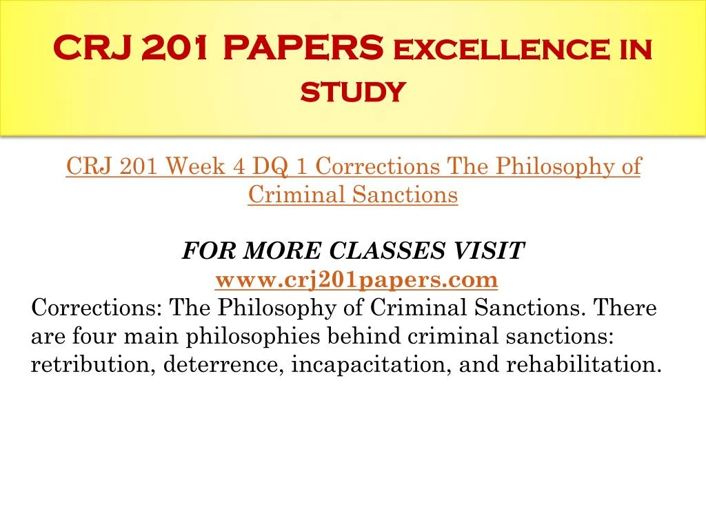 crj 201 week 4 For more course tutorials visit wwwuoptutorialcom crj 201 week 4 principles of effective intervention principles of effective intervention there are four general principles of effective intervention that have become organizing concepts of. crj 201 week 4 For more course tutorials visit wwwuoptutorialcom crj 201 week 4 principles of effective intervention principles of effective intervention there are four general principles of effective intervention that have become organizing concepts of.