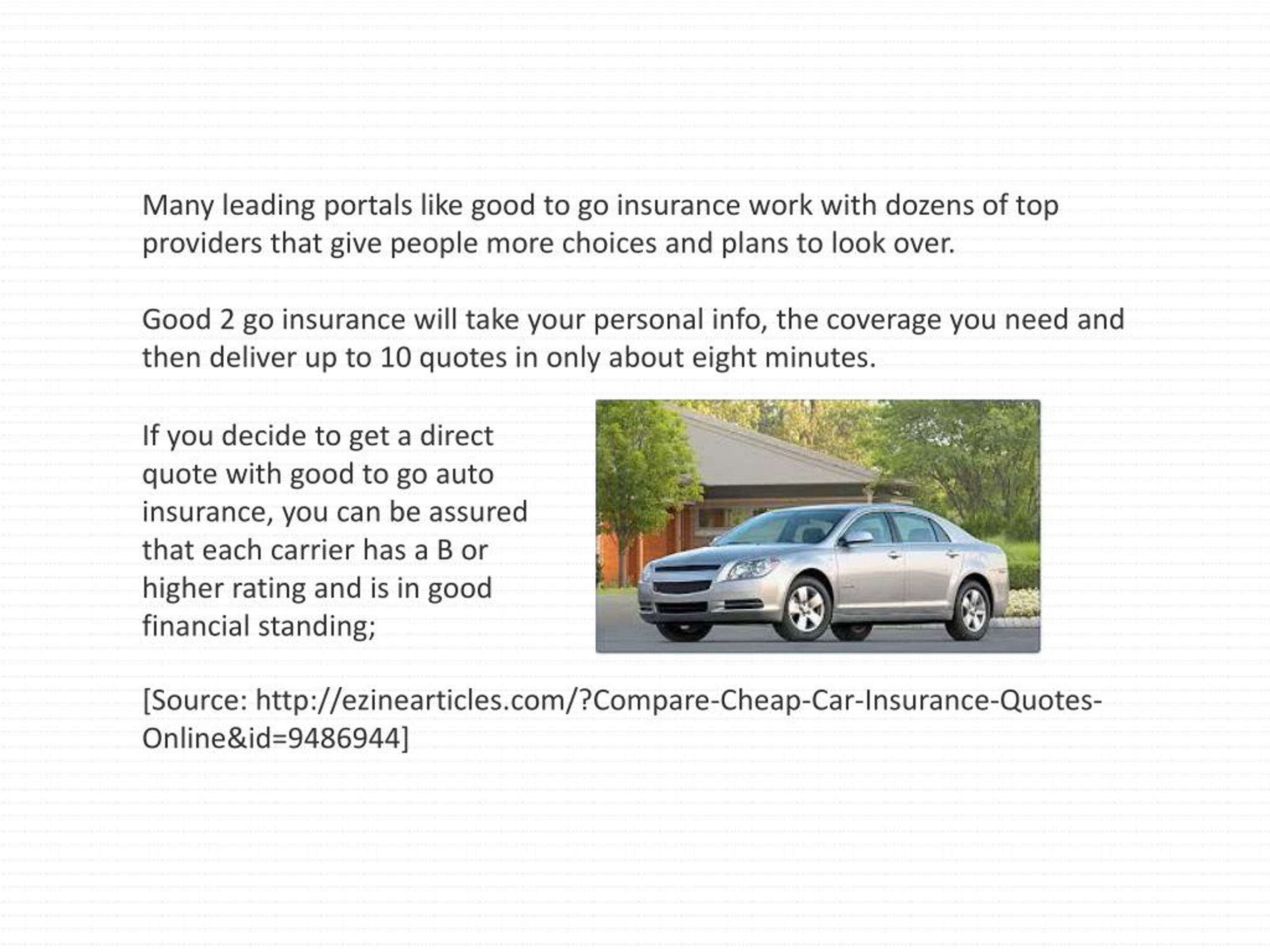 PPT - Compare Cheap Car Insurance Quotes Online PowerPoint Presentation - ID:7396997